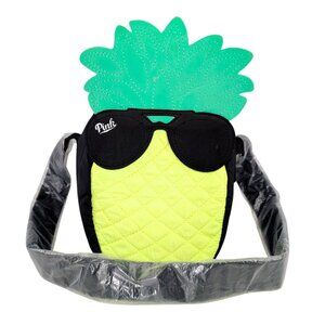 Victoria Secret PINK NWOT Pineapple Zip Insulated Travel Beach Lunch Cooler Bag